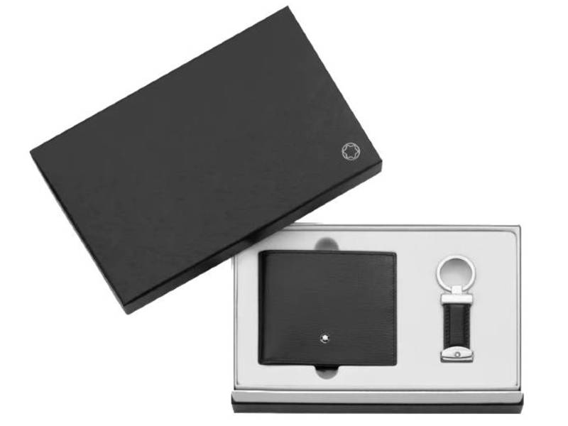 GIFT SET WALLET 6CC AND KEY FOB MEISTERSTUCK MONTBLANC 118764